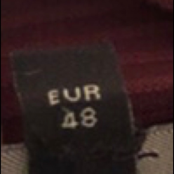 Next Burgundy Wrap Dress Shirt - Picture 5 of 6